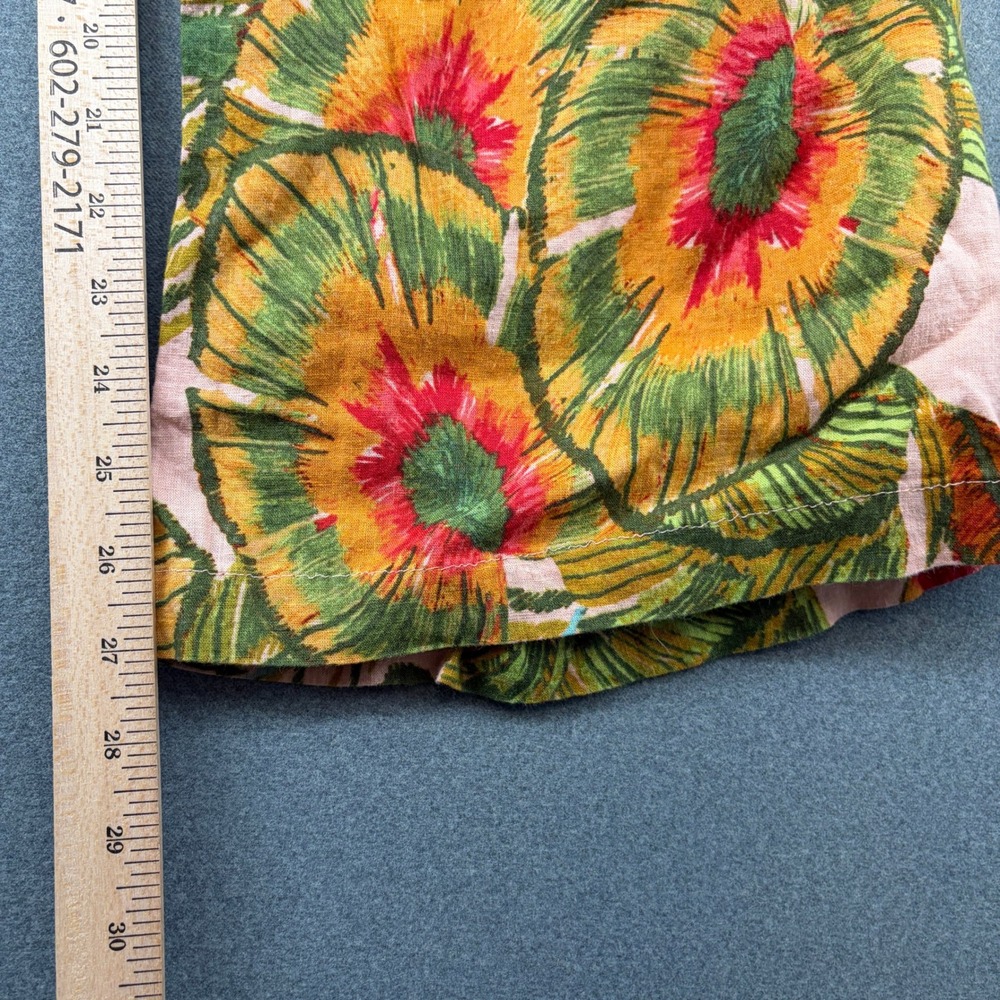 Tropical Floral Halter Wide Leg Jumpsuit Tropical Resort Boho Summer Vacation - Picture 10 of 10